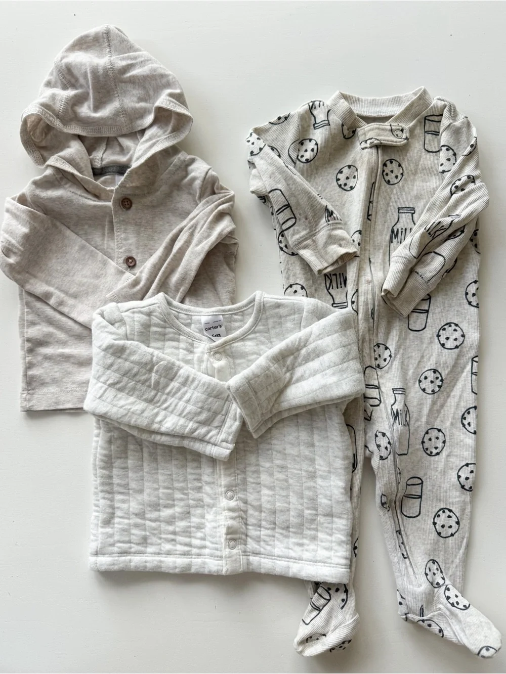 Lot of carters 6 month layering pieces and onesie